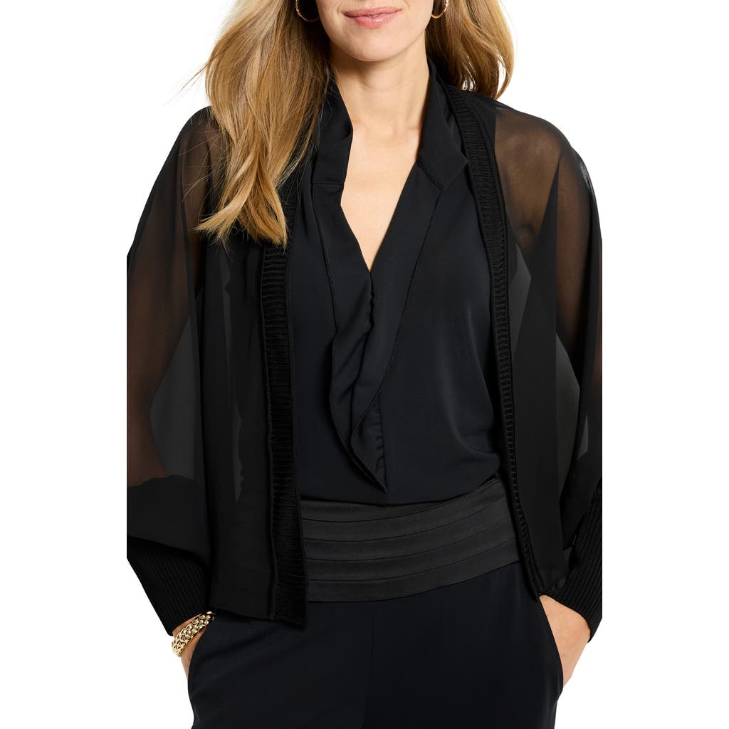 Shop Nic + Zoe Nic+zoe Chiffon Crush Mixed Media Cardigan