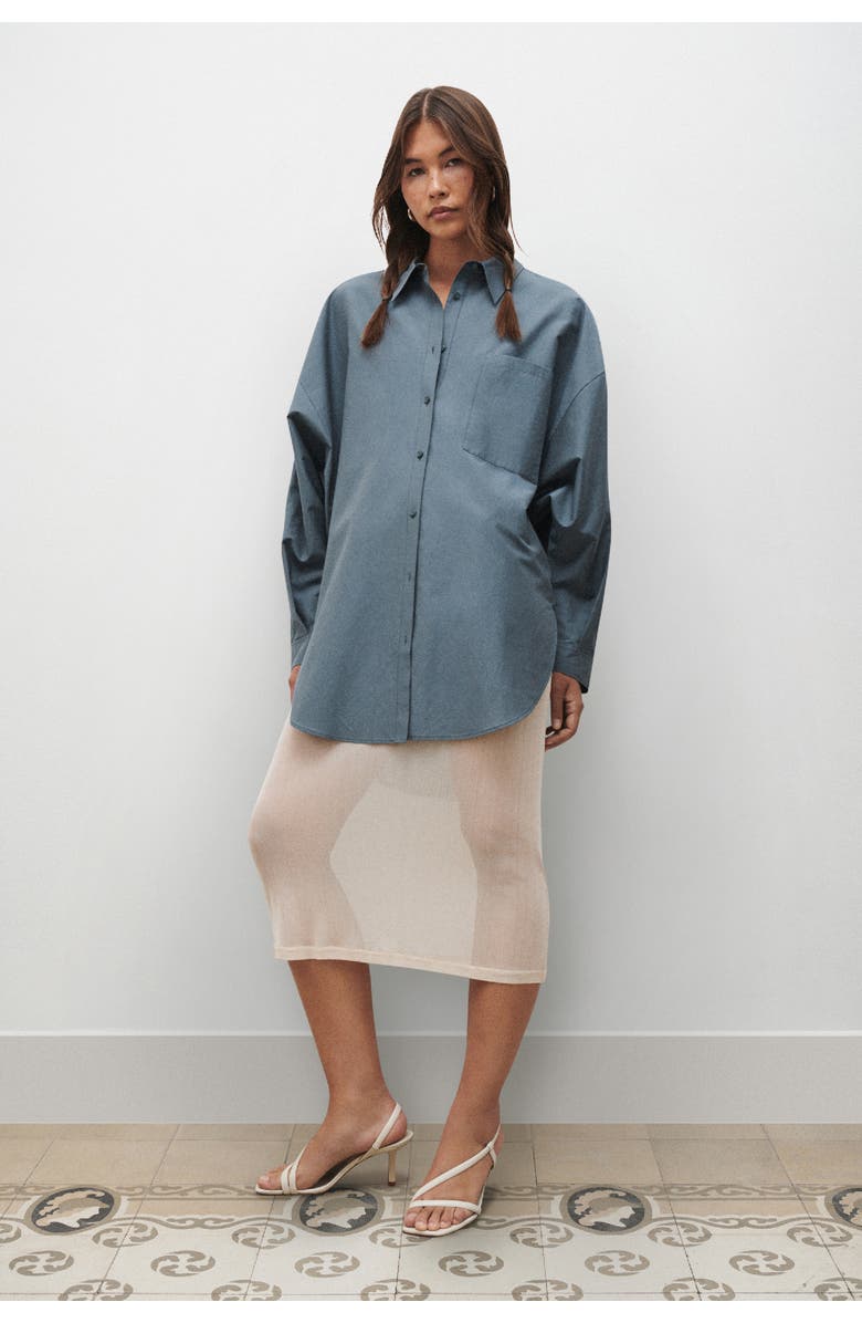 SILK LAUNDRY Round Shirt, Alternate, color, 
