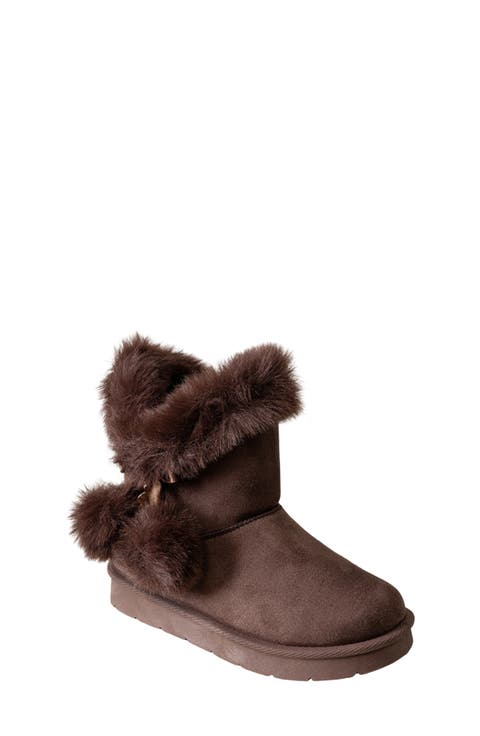 Kids' Faux Fur Trim Boot