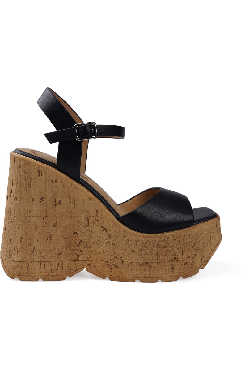 Candie
s Zulina Water Resistant Wedge Platform Sandal, Alternate, color,