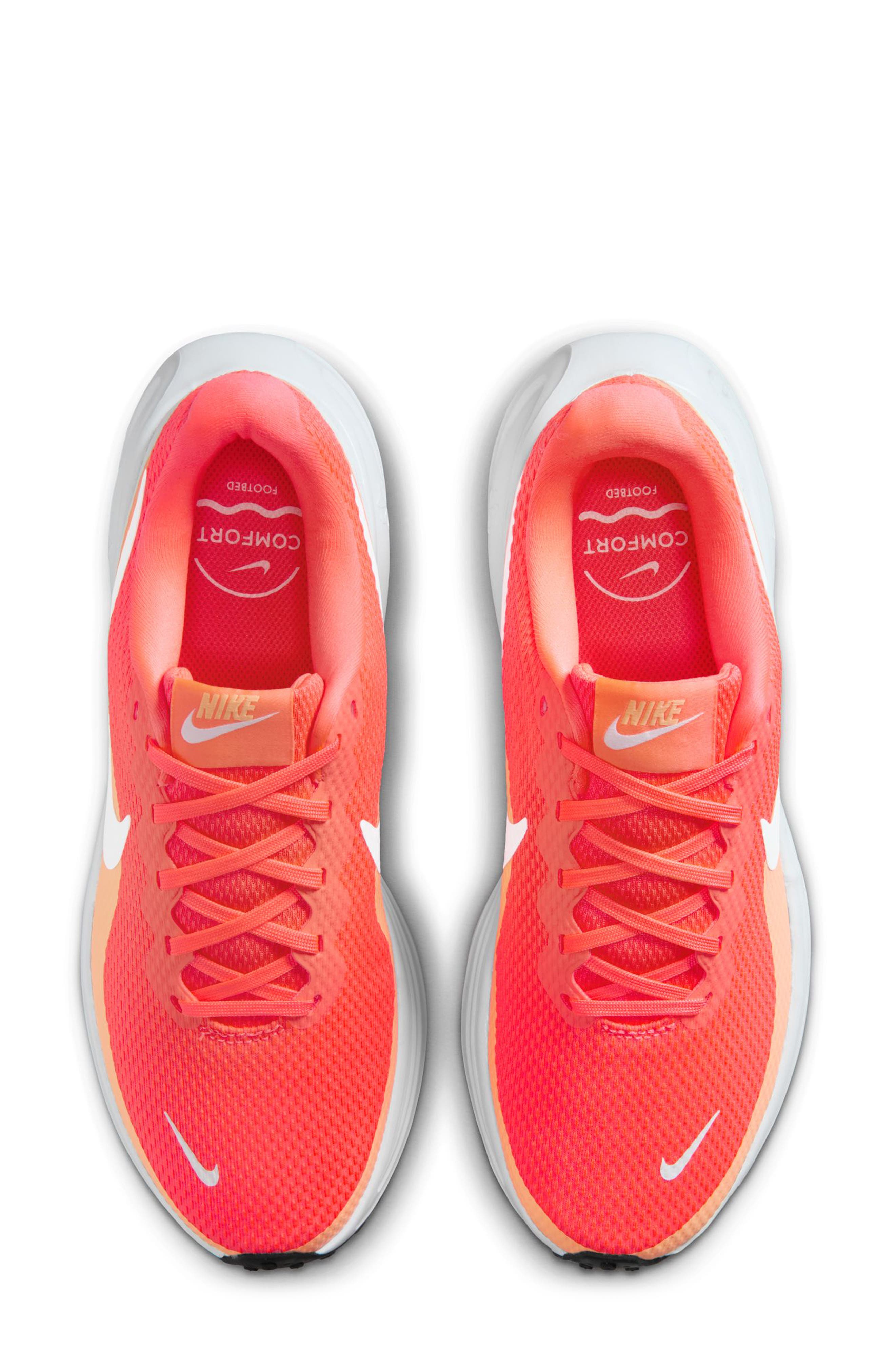 Revolution 8 Running Shoe, Alternate, color, HOT LAVA/ WHITE-ORANGE/ BLACK
