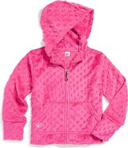 Limeapple Minky Bubble Zip Hoodie - Tie Dye