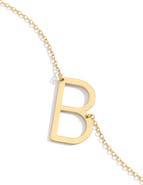 Mint & Lily Statement Initial Necklace
