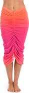 Sunshine 79 Ombré Illusions Ruched Convertible Cover-Up Skirt
