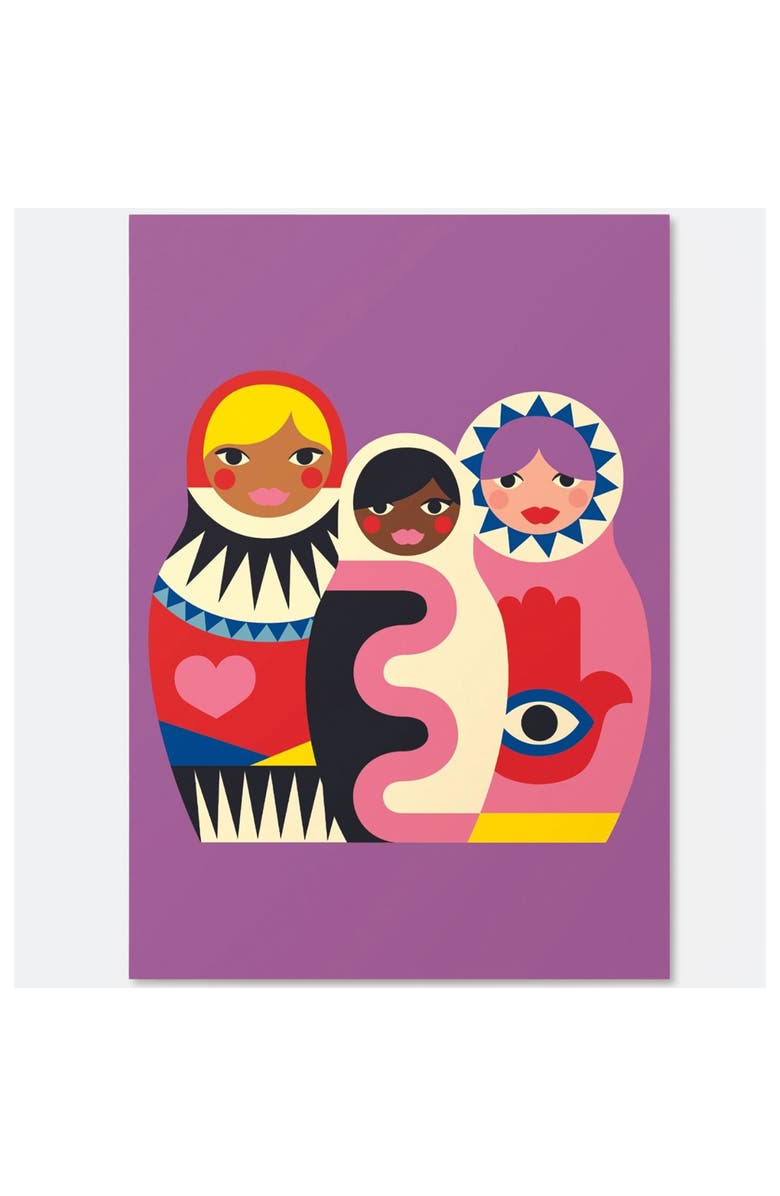 Journey of Something Paint By Numbers, Babushkas, DIY Art Craft Kit, Kids 5+, Alternate, color, Multicolored