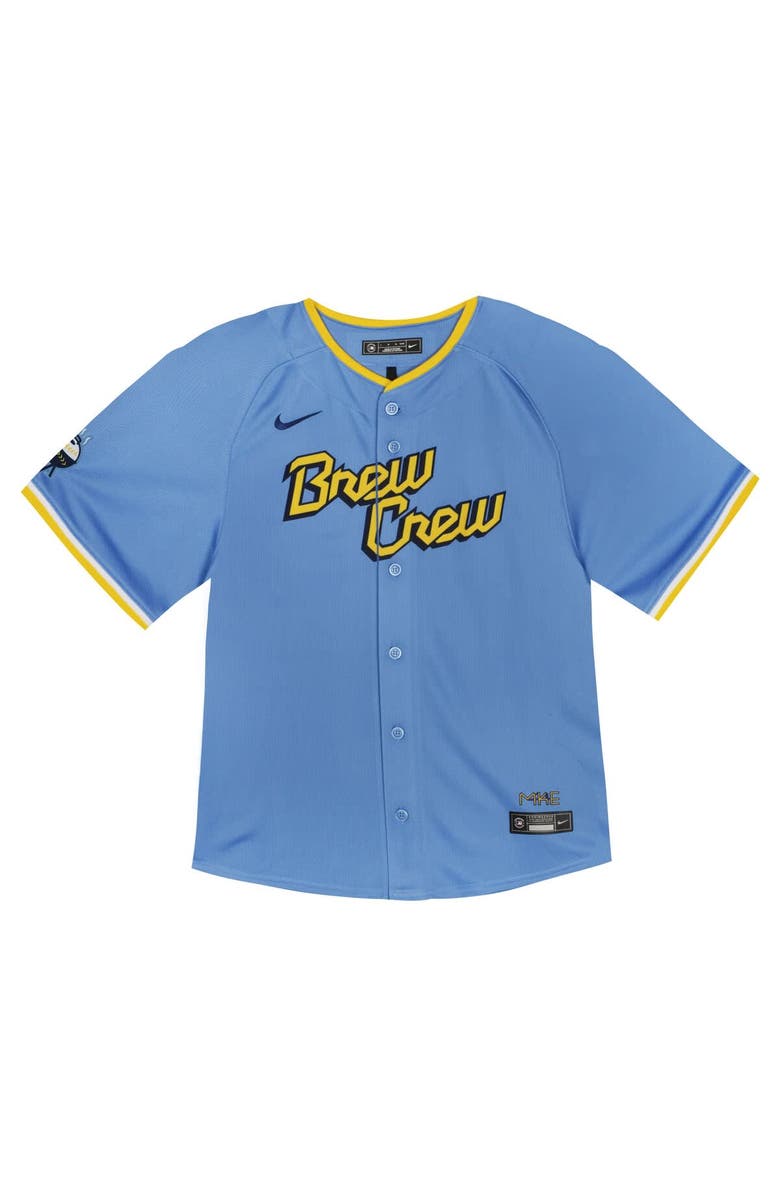 Nike Toddler Nike Blue Milwaukee Brewers City Connect Team Limited Jersey, Alternate, color, Blue