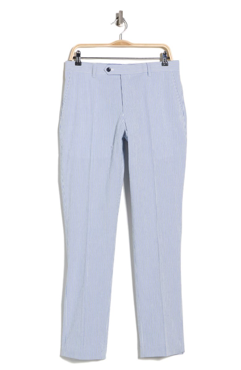 Tommy Hilfiger Stripe Seersucker Pants, Alternate, color, Blue/White Seersucker Stripe
