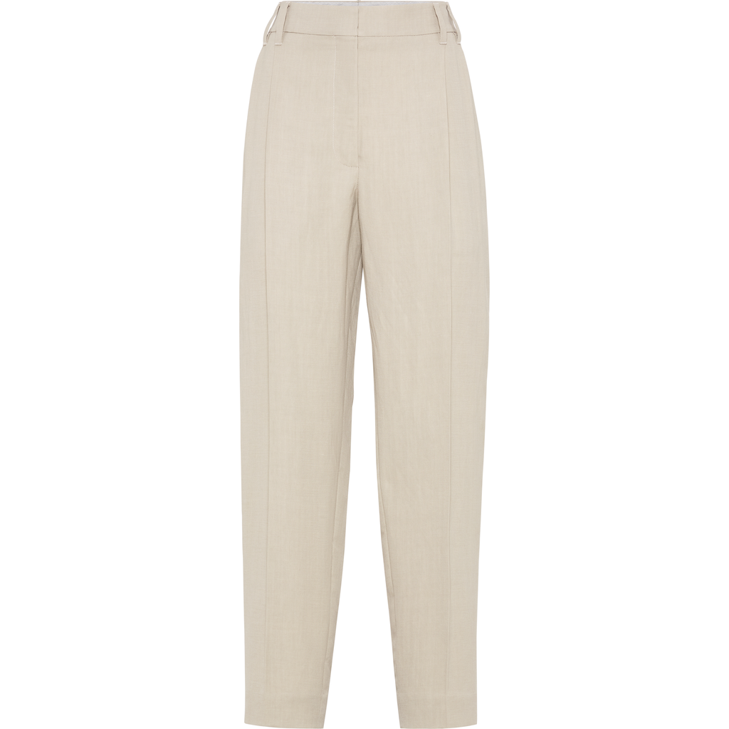 Brunello Cucinelli Slouchy Trousers In Desert