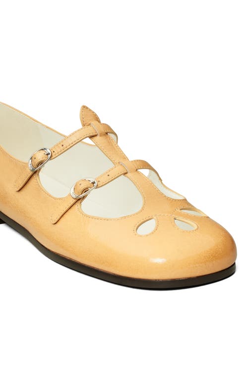 Tory Burch Violet Two Band Mary Jane Flat In Brown