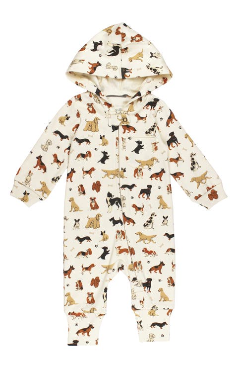 Kids' Hooded Zip Romper