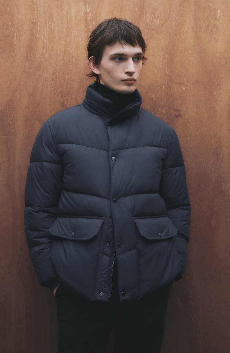 MANGO Water Repellent Quilted Jacket, Alternate, color, 