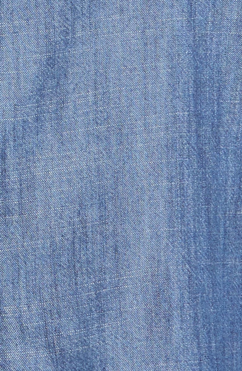 Caslon<sup>®</sup> Chambray Button Top, Alternate, color,