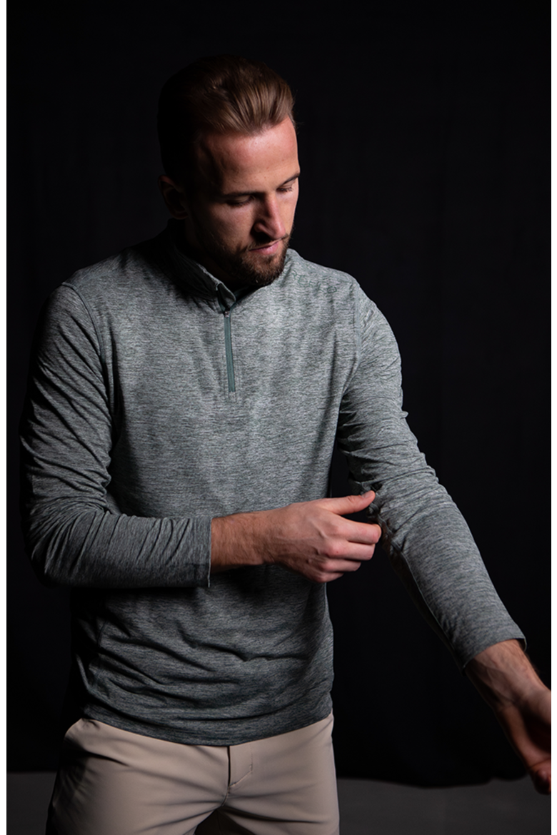 Purus Lightweight Quarter-Zip Midlayer, Alternate, color, Dark Forest