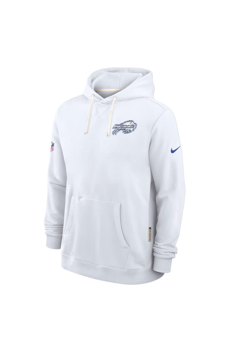 Nike Men's Nike White Buffalo Bills 2025 Rivalries Collection Standard Issue Sideline Dri-FIT Hoodie, Alternate, color, White