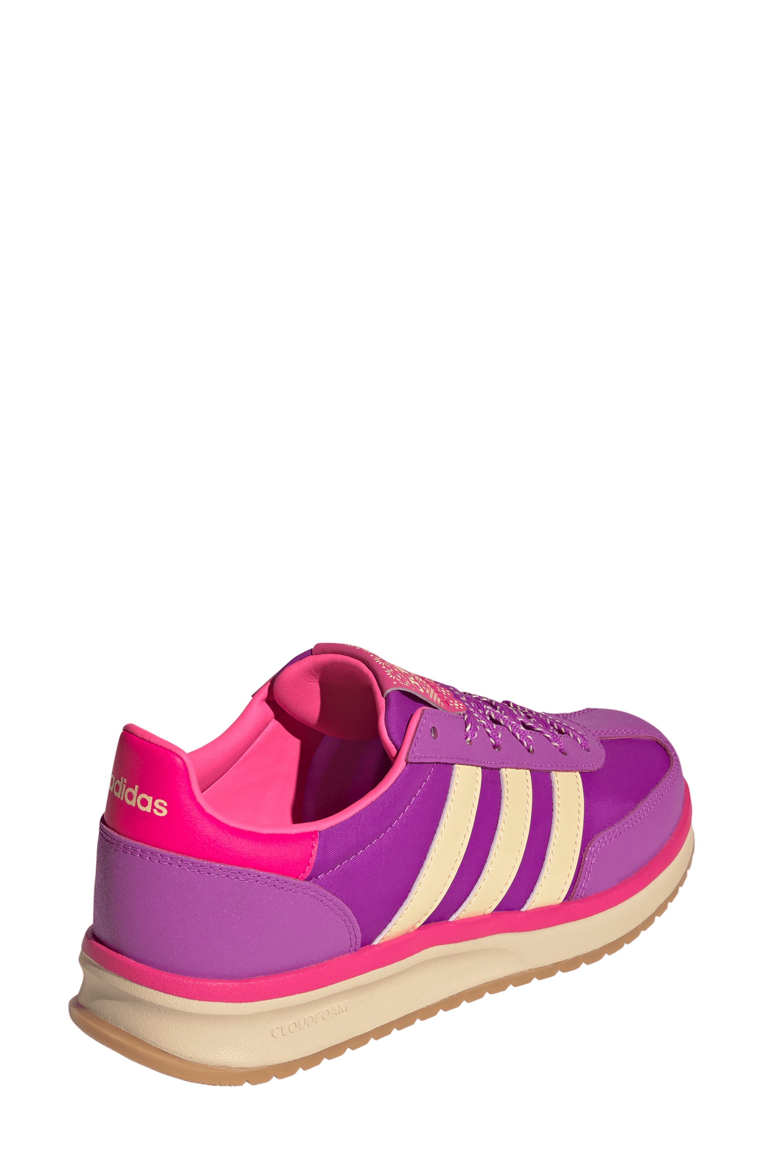 adidas Run 70s 2.0 Sneaker, Alternate, color, Purple Burst/ Orange/ Pink