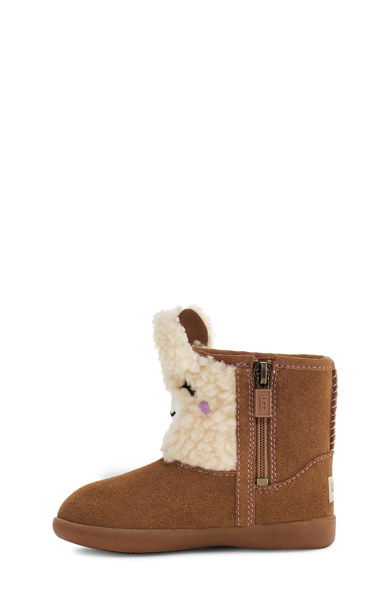 Stuffie Boot, Alternate, color, CHESTNUT SUEDE