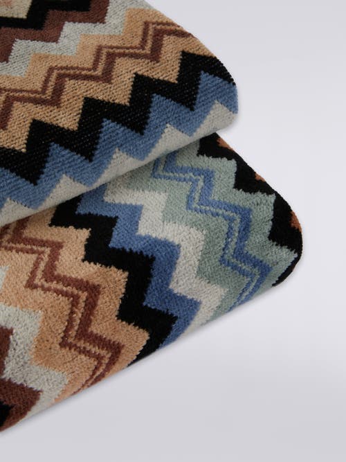 Missoni Home Pair Of Adam Cotton Terry Towels In Black