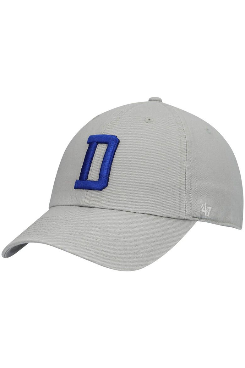 Men's '47 Gray Dallas Cowboys Clean Up Adjustable Hat, Main, color, Gray