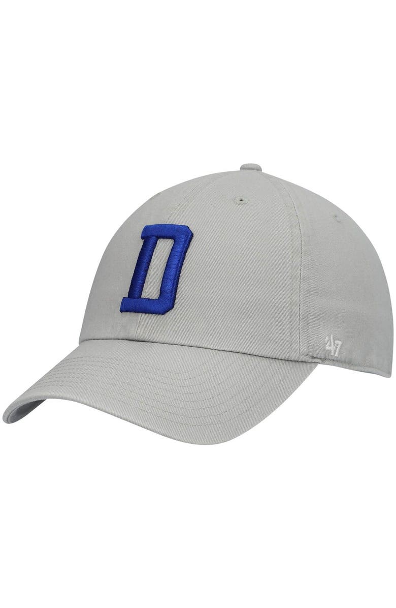 '47 Men's '47 Gray Dallas Cowboys Clean Up Adjustable Hat, Main, color, Gray