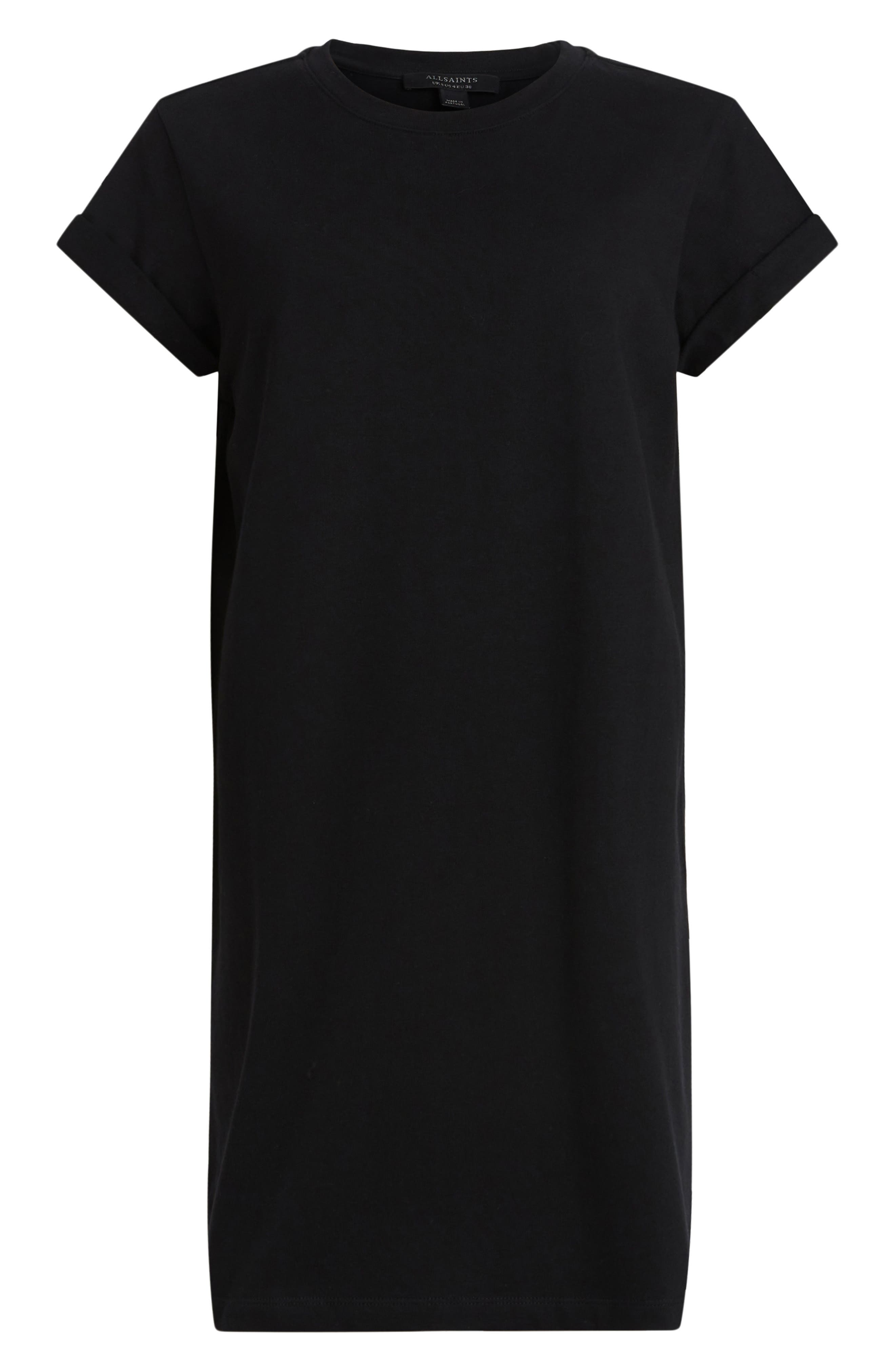 ana t shirt dress T-Shirt Mini Dress- Black Large