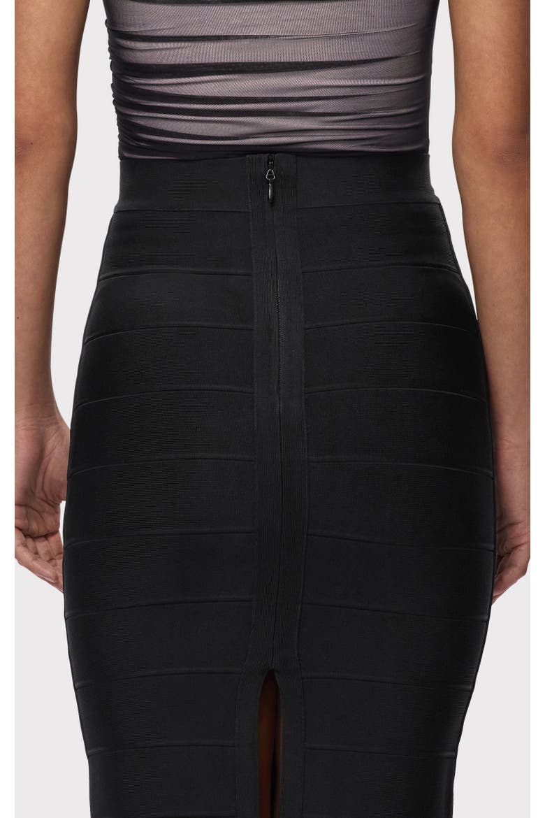 Icon Bandage Pencil Skirt, Alternate, color, BLACK