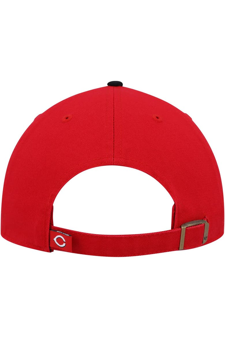Men's '47 Red Cincinnati Reds Clean Up Adjustable Hat, Alternate, color, Red