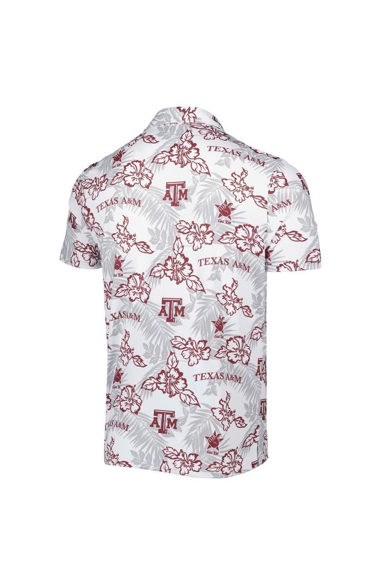 Reyn Spooner Men's Reyn Spooner White Texas A&M Aggies Performance Polo, Alternate, color, 