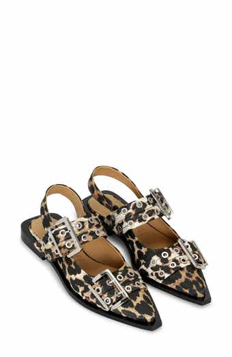Ganni Chunky Buckle Slingback Ballerina Flat (Women) | Nordstrom Ganni Chunky Buckle Slingback Ballerina Flat (Women) | Nordstrom