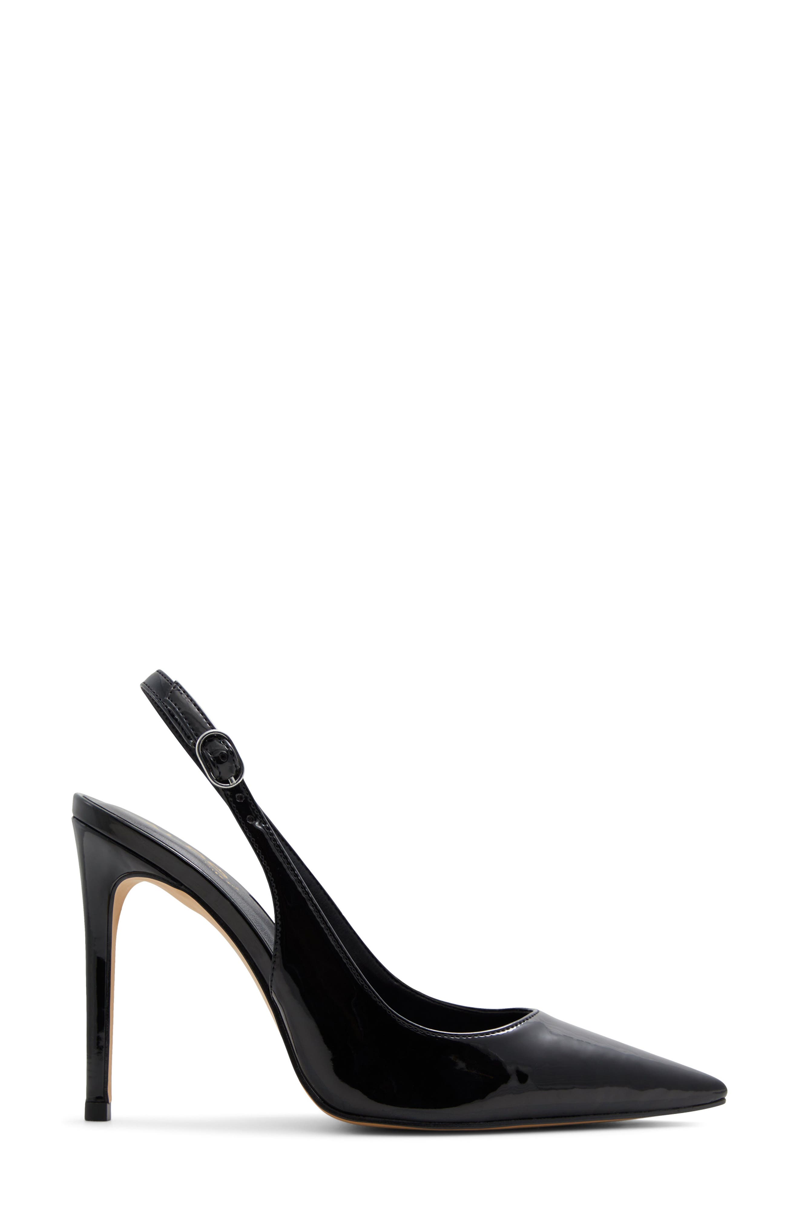 ALDO Stessy Slingback Pointed Toe Pump, Alternate, color, Black
