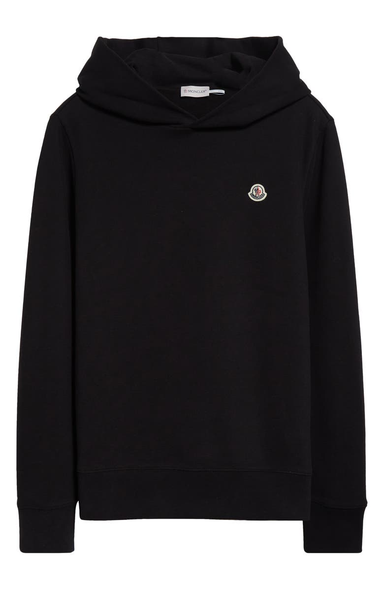 Moncler Logo Patch Hoodie, Alternate, color, 