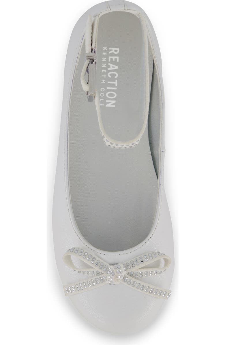Kenneth Cole Kids' Daisy Ballet Flat, Alternate, color, White