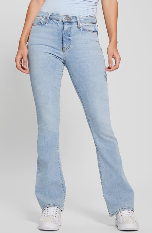 Guess Flare Leg Jeans In Tracer Wash