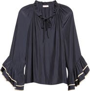 Ramy Brook Jo Tiered Sleeve Top