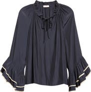 Ramy Brook Jo Tiered Sleeve Top