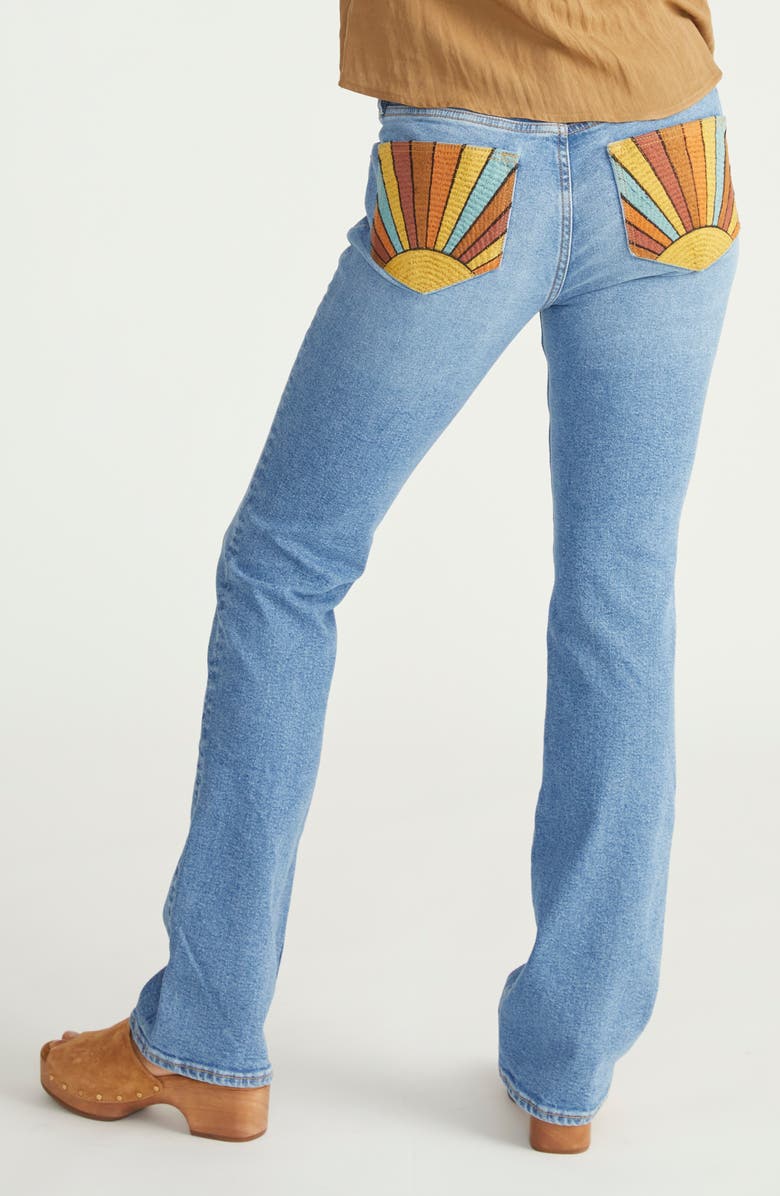 Driftwood Kelly x Sundaze Bootcut Jeans, Alternate, color, 