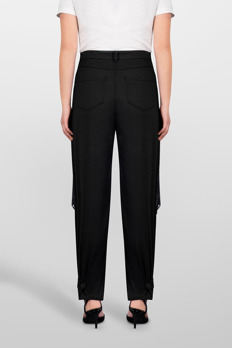 Cotton Ballon Pants, Alternate, color, Black