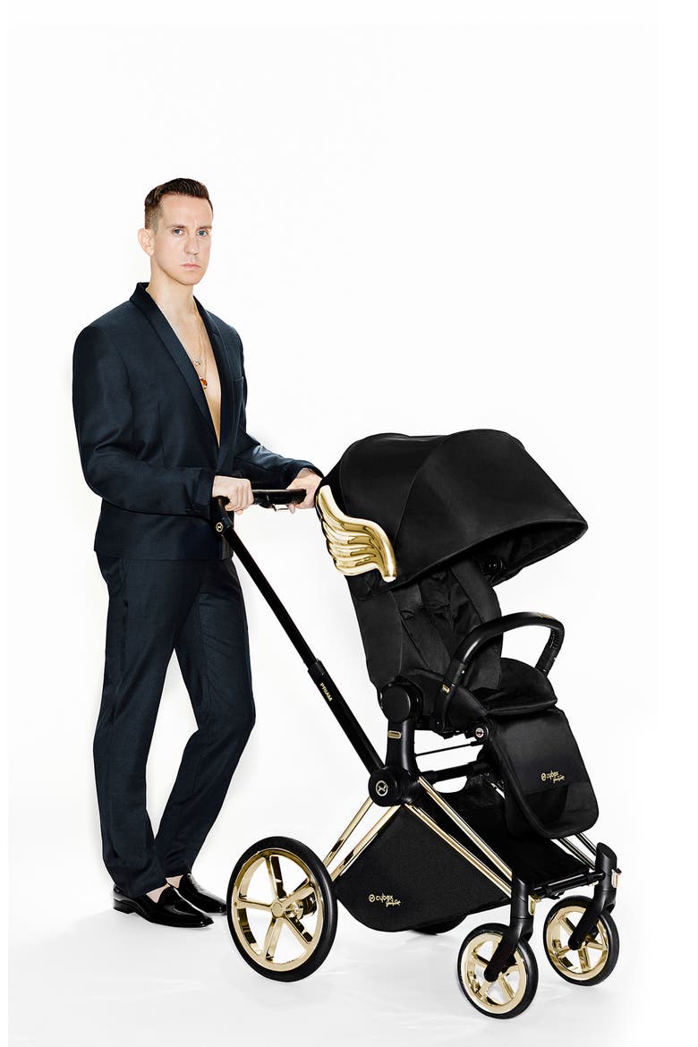 x Jeremy Scott Wings Priam Modular Stroller, Alternate, color, BLACK