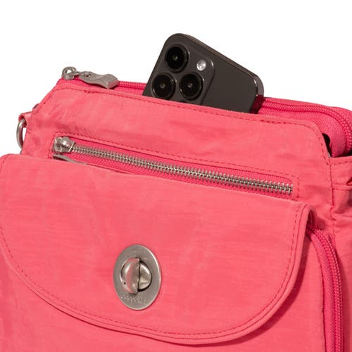 Baggallini Calais Crossbody Bag In Flamingo