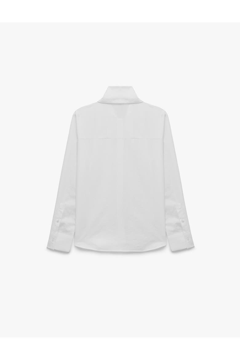 Scarf Neck Shirt, Alternate, color, OFF WHITE