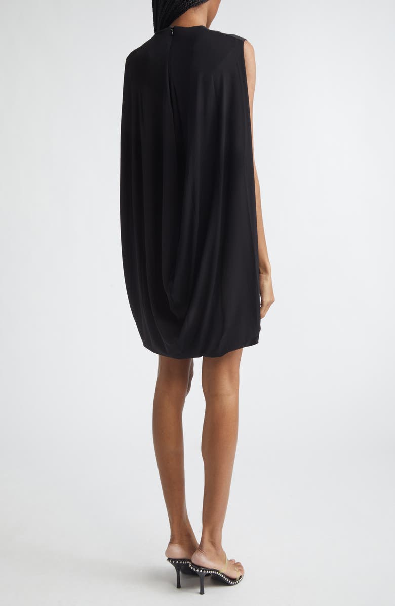 Alexander Wang Drape Back Minidress, Alternate, color, Black