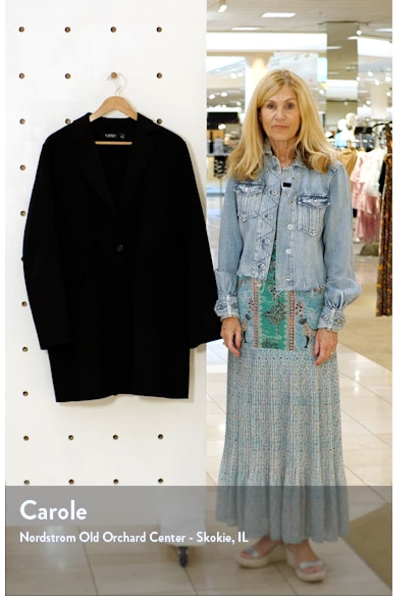 Double Face Wool Blend Jacket video