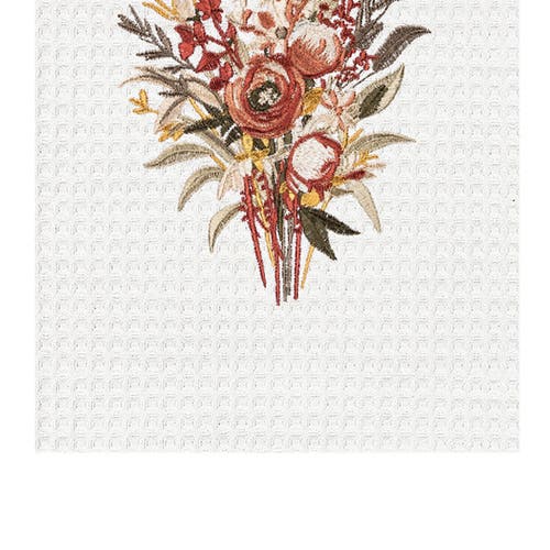 C & F Home C&f Home Fall Floral Flowers Daisy Cute Dishtowel Home Kitchen Drying Dish Towel All Seasons Fall Au In White