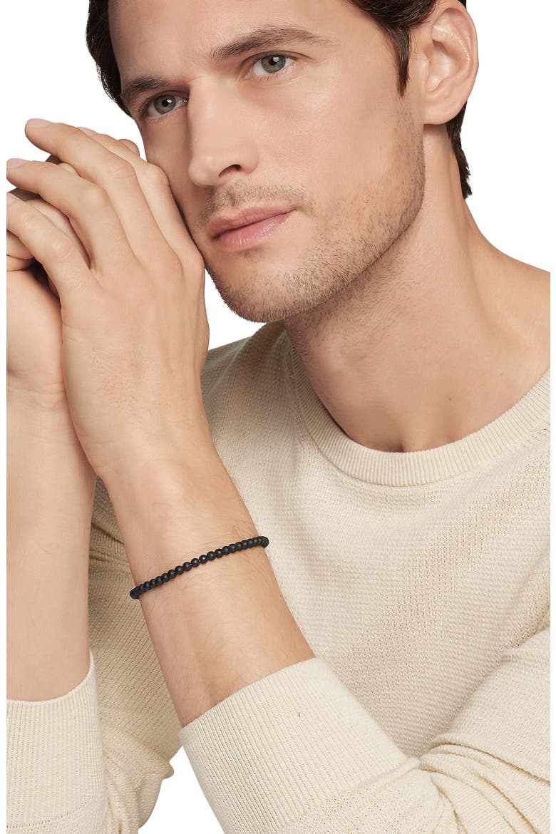 Men's Spiritual Beads Bracelet, Alternate, color, BLACK ONYX
