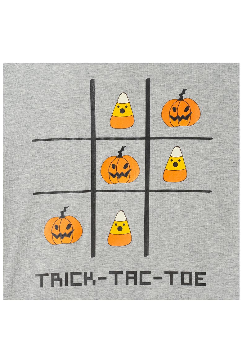 Kids' Pumpkin Hooded Long Sleeve T-Shirt, Alternate, color, GYM