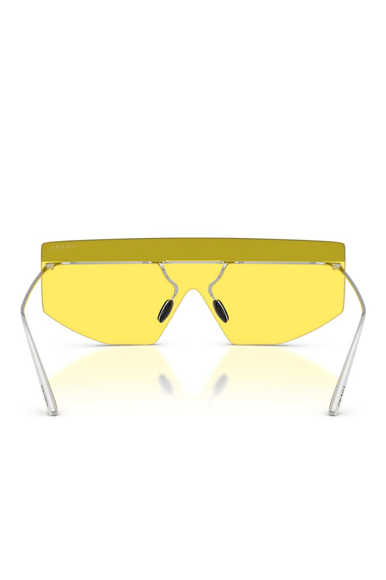 140mm Shield Sunglasses, Alternate, color, SILVER/ YELLOW SILVER