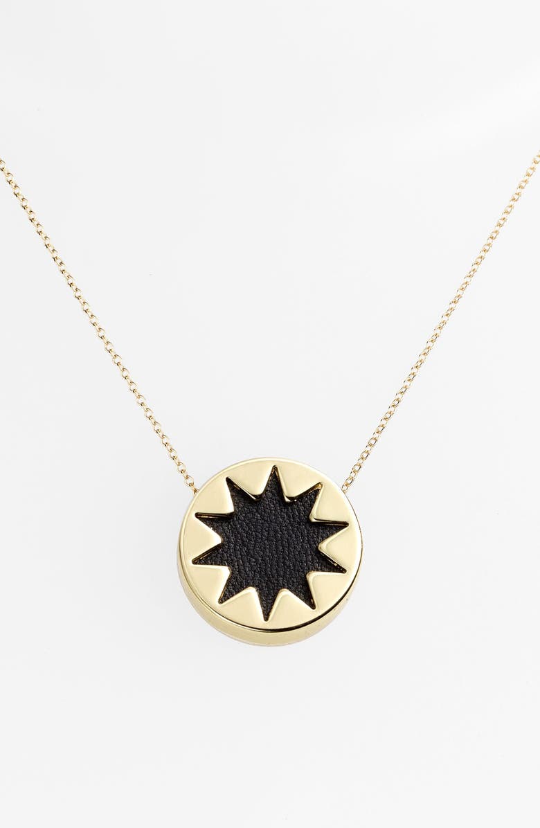 House of Harlow 1960 Mini Sunburst Pendant Necklace, Main, color, 