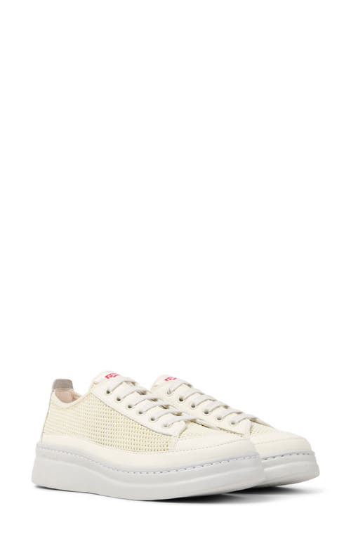 Camper Runner Up Platform Sneaker In White Natural