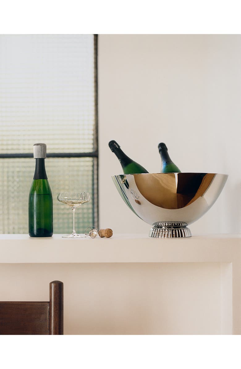 Georg Jensen Bernadotte Champagne Stopper, Alternate, color, 