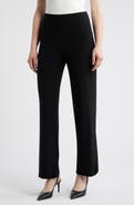 AK ANNE KLEIN Wide Leg Knit Pull-On Pants