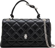 Marc Jacobs The Dual Chain Diamond Quilted Convertible Leather Shoulder Bag